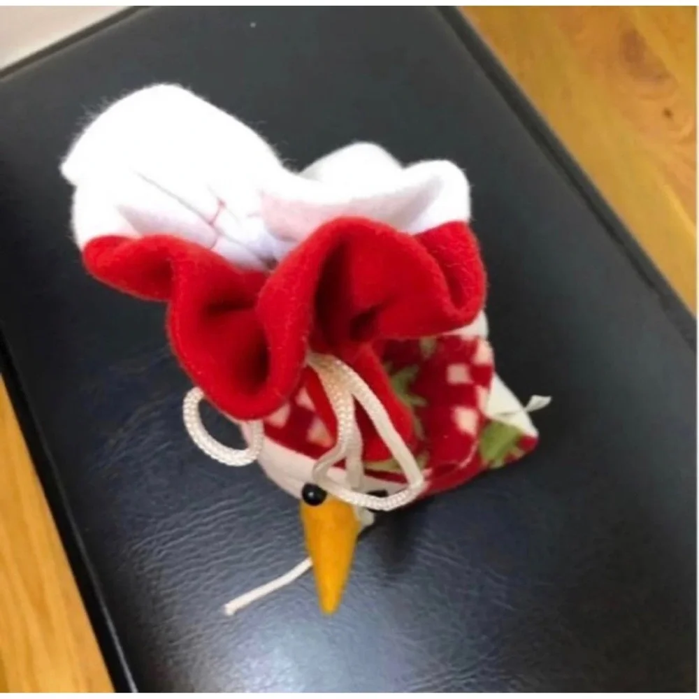 Christmas‎ Snowman Plush Wine Gift Bag
